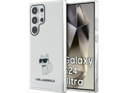 Karl Lagerfeld Karl Lagerfeld Pouzdro KLHCS24LHNCHTCT Samsung Galaxy S24 Ultra pevné pouzdro IML Choupette transparentní