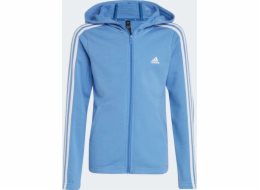 Mikina Adidas Dívčí mikina adidas 3 Stripes Full-Zip Hoodie IS2632