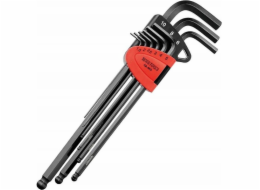 Teng Tools 9dílná sada 6bodových klíčů s kulovou hlavou