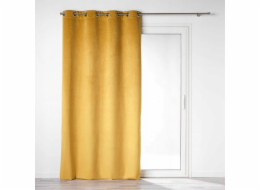 Douceur d`Interieur Sametový zatemňovací závěs do obývacího pokoje, s očky, 135 x 260 cm