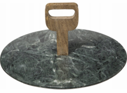 Secret de Gourmet mramorový servírovací tác, O 30 cm, dřevěná rukojeť