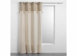 Interior Design Boho závěs SULTANCURTAIN, s očky, s třásněmi, 140 x 240 cm