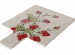Boltze prkénko STRAWBERRY servírovací a krájecí prkénko, jahodový vzor, 34 x 24 cm