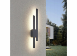 DELIGHT Trio Tawa 221460242 venkovní nástěnné svítidlo IP54 2x9W LED 3000K antracitové nástěnné svítidlo