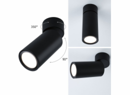 Paulmann stropní svítidlo TURNAL COIN LED stropní svítidlo 3-STEP DIM 6W 470lm 2700K 230V matná černá