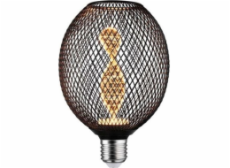 Paulmann LED světelný zdroj METALLIC GLOW GLOB černý Helix E27 3,5W 110lm 1800K 230V