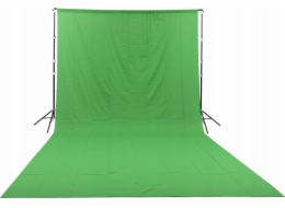 GlareOne GlareOne Green Screen - zelené látkové pozadí 3x6