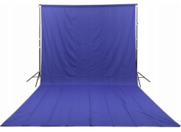 GlareOne GlareOne Blue Screen - modré látkové pozadí 3x6