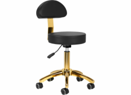 Activeshop Kosmetická stolička AM-304G zlatá černá
