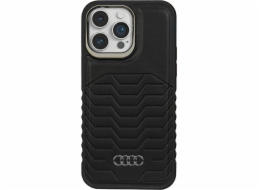 Audi Audi Synthetic Leather MagSafe iPhone 14 Pro 6.1 černý/černý pevný obal AU-TPUPCMIP14P-GT/D3-BK