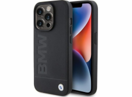 BMW Pouzdro Bmw Bmhmp15Xsllbk Iphone 15 Pro Max 6.7 Black/Black Magsafe Leather Hot Stamp