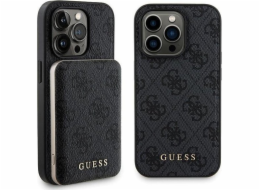 Guess Set Guess GUBPM5P13X4GEMGK Pevný obal na iPhone 13 Pro Max 6.7 + Powerbank 5000mAh MagSafe černo/černé 4G kovové logo NoSize