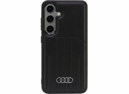 Audi Audi Syntetická kůže MagSafe S24 S921 černá/černá pevná skříň AU-TPUPCMS24-Q5/D1-BK