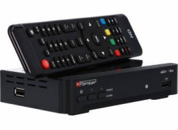 Televizní tuner Opticum DVB-T2 HBBTV tuner T-BOX Opticum HEVC