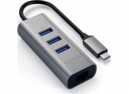 Satechi USB HUB 1x RJ-45 + 3x USB-A 3.0 (ST-TC2N1USB31AM)