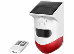 Orno Alarm s vestavěnou sirénou a solární baterií, dálkově ovládaný přes WiFi a TUYA