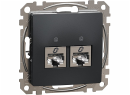 Schneider Electric GN.KOMP.2XRJ45 6STP BLACK ANTR.EDNA DES