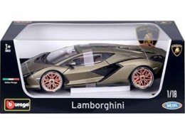 Model auta Bburago Lamborghini Sin FKP 37 v měřítku 1:18, Electric Gold (18-11046)