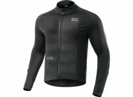 RockBros Rockbros 15400002002 cyklistický dres dlouhý rukáv podzim/zima M - černý
