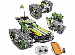 Robot pásového vozidla Teka Technical block R/C 3v1