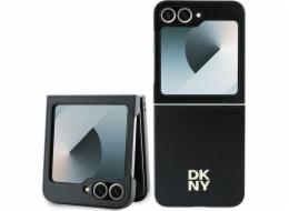 DKNY DKHCZF6PSMCSLK Z Flip6 F741 černá/černá kůže Matal Stack Logo