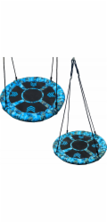 Carruzzo Houpací síť HS5 Swing, čapí hnízdo, 100 cm, modrý maskáč