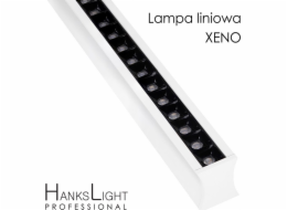 HanksLight LED stropní svítidlo, HanksLight, lineární, bílé, hliníkové, závěsné, 1264mm, up21/down36W, AC230V, 4000K