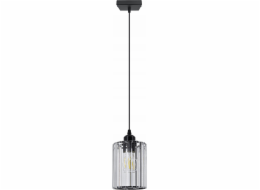Italux Elem Modena 6782/1 BL závěsná lampa závěsná 1x60W E27 černá/průhledná