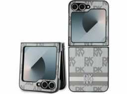 DKNY DKHCZF6PCPTSSE Z Flip6 F741 béžová/béžová kostkovaný vzor potištěné pruhy