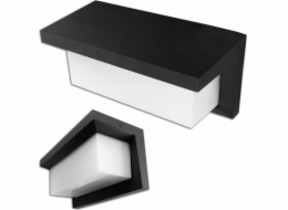 LVT nástěnné svítidlo LVT Lagos 7925 nástěnné svítidlo zahradní nástěnné svítidlo IP54 1x12W LED 4000K 840lm s pohybovým senzorem černá/bílá