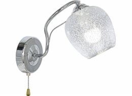 Mdeco Retro nástěnné svítidlo ELM8824/1 8C koule do ložnice chrom