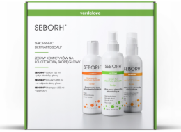 SEBORH_SET Sada na šampon na seboroickou dermatitidu 200ml + emulze 200ml + fluid na pokožku hlavy 150ml