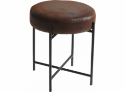 Home Styling Collection Kulatá stolička s kovovým rámem, O 36 cm