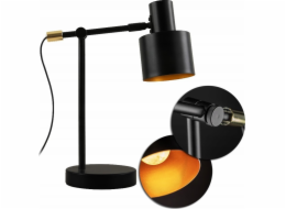 Stolní lampa GTV Selvia II Stolní lampa Gtv 5570 E14 max. 25W max. 250V IP20 pr. 20 cm černo/zlatá LB-SELVII-11-DEC