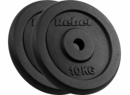Rebel Active RBA-2129 Sada litinového závaží 2 x 10 kg