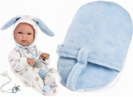 Llorens Vinyl Baby Doll Bimbo s nosítkem 35 cm