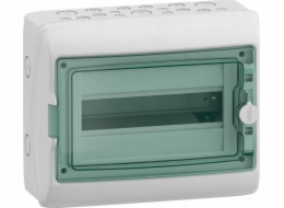 SCHNEIDERE Hermetická rozvodnice Schneider Mureva / bývalá Kaedra 1x12 IP65 UV MRV-1-12-NT-T 13431 přisazená průhledná dvířka