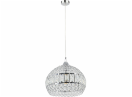 KRIS Krislamp Monako KR391-1L závěsná lampa 1x40W E27 transparent/chrom