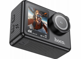 Hoco HOCO kamera sportovní kamera se dvěma displeji 1,3 + 2 4K/30fps DV101 černá