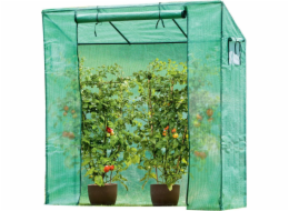 Saska Garden SKLENÍK NA RAJČATA A OKUŘKY 200x77x168-150CM PE ZELENÁ