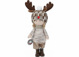 Vánoční dekorace Home Styling Collection Plyšová vánoční dekorace, 47 cm