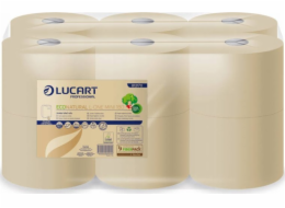 Karen Lucart EcoNatural L-ONE Mini - Jumbo toaletní papír, středový posuv, 2 vrstvy, 180 m, Fiberpack celulóza - 12 rolí