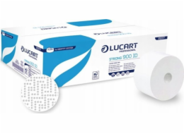 Lucart Lucart Strong 900 ID - Toaletní papír, 2 vrstvy, 202 m, celulóza - 12 rolí