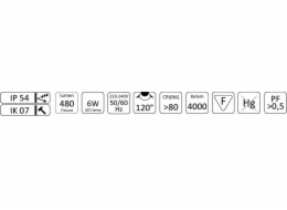 BestService Lumax Vesta LOB201 nástěnné svítidlo zahradní nástěnné svítidlo IP54 venkovní moderní miska 1x6W LED 4000K grafit