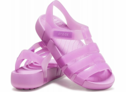 Crocs Crocs Isabella Jelly dětské sandály 209837-6WQ růžová 32/33