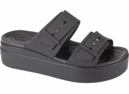 Crocs Crocs Brooklyn sandál na nízkém klínu 207431-001 Černá 36/37