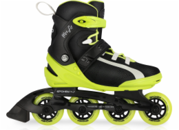 Rekreační kolečkové brusle Spokey MrsFIT lime vel.39