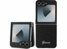 Guess Guess GUHCZF6HGGSHK Z Flip6 F741 černá/černá 4G Glitter Script