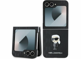 Karl Lagerfeld Karl Lagerfeld KLHCZF6SAPKINPK Z Flip6 F741black/black Saffiano Monogram Ikonik Pin