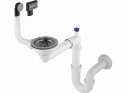 Deante Siphon Sifon pro jednomiskový granitový dřez - Space-Saver